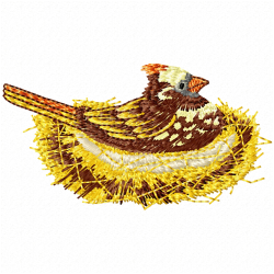 Small Birds Embroidery Design 5